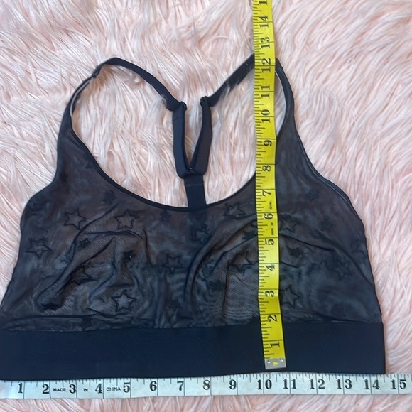 Parade Black Sheer Star Design‎ Bra Plus Size 2 - Picture 3 of 6